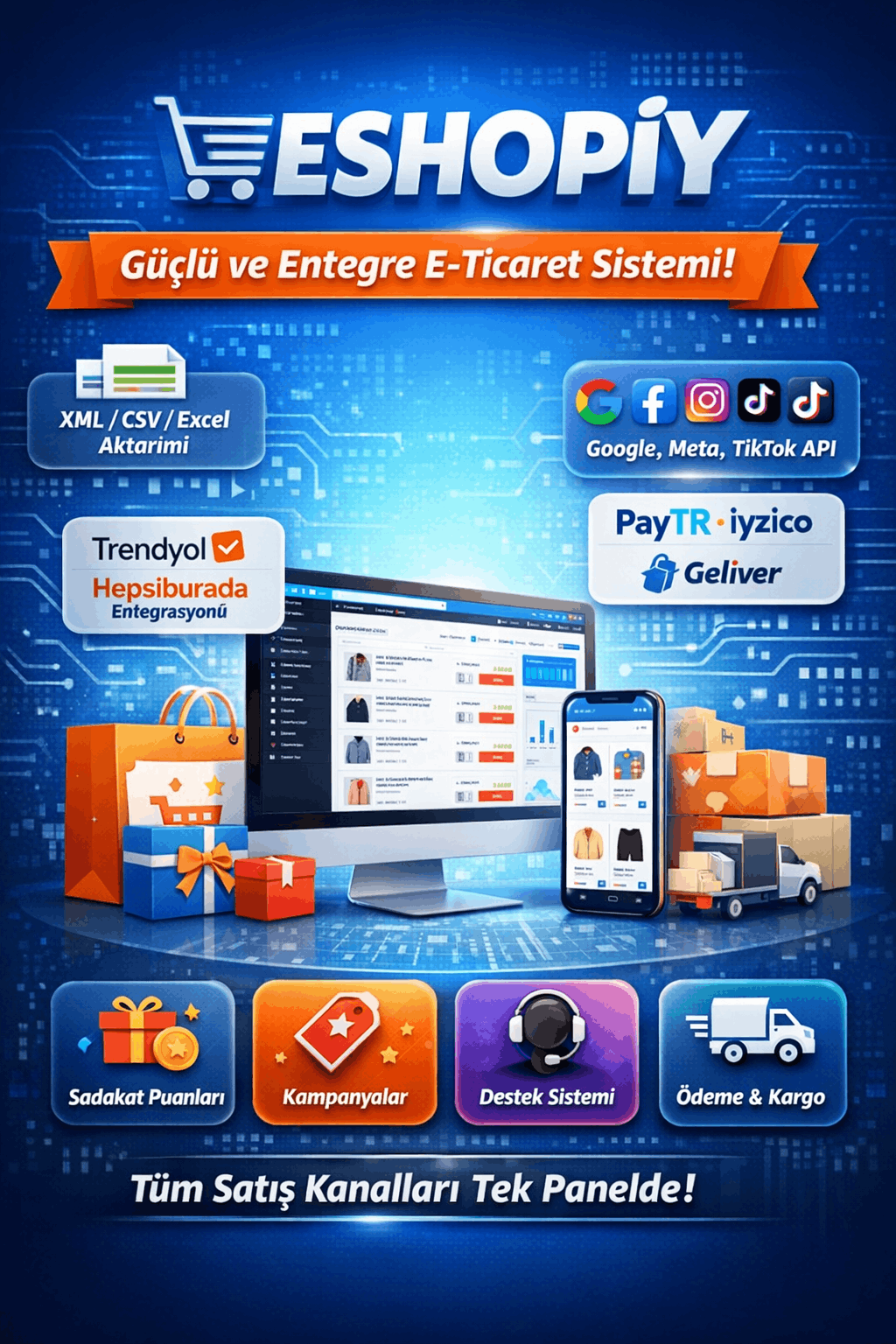 E-Ticaret Sistemi - Eshopiy